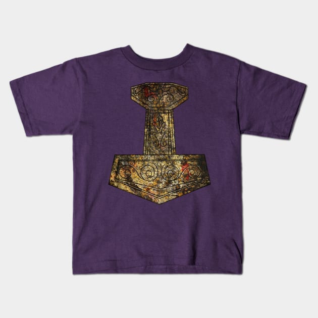 Mjölnir Kids T-Shirt by artsandherbs